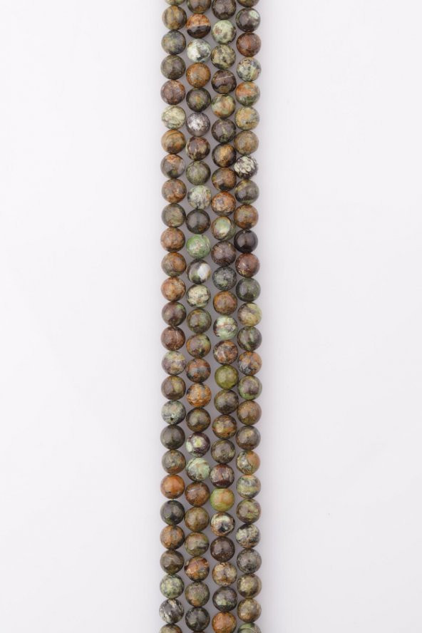 Green Opal Doğal Taş Dizi 8 mm Küre Kesim ürün görseli 1