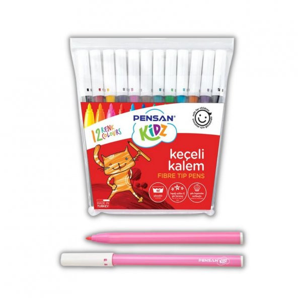 Keçeli Kalem 12 Lı Renk Pensan Keçeli Kalem 1 Paket ürün görseli 1