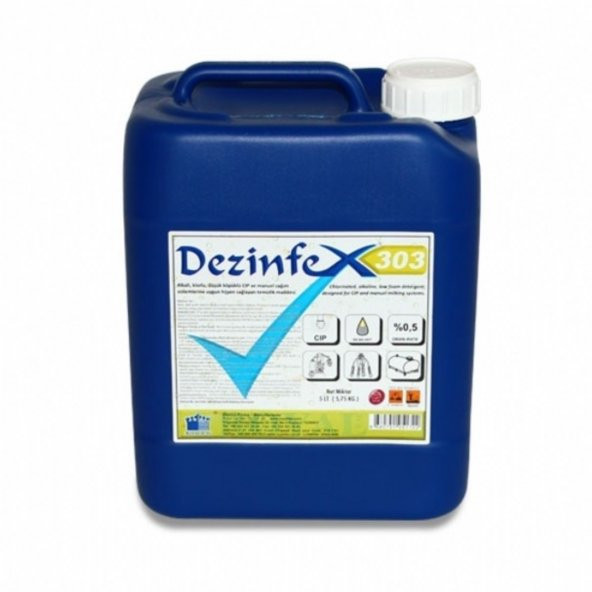 Royal İlaç Dezinfex 303 Klorlu ve Alkali Konsantre Dezenfektan 20 Lt ürün görseli 1