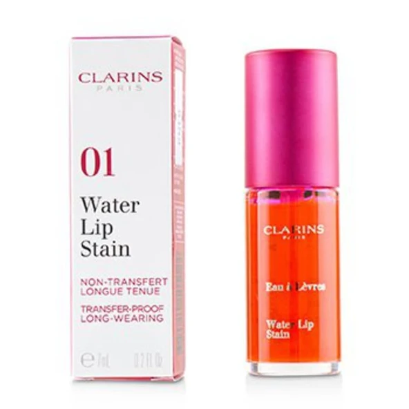 Clarins Water Lip Stain Lip Gloss - 01 Rose Water ürün görseli 1