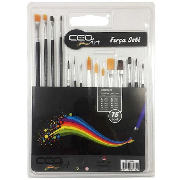 Ceo Art Fırça Seti 15 Li Paket ürün görseli 1