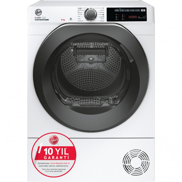 Hoover NDEH9A2TCBEXS-17   9kg Siyah Kapak Wı-Fı Isı Pompalı Kurutma Makınesİ ürün görseli 1