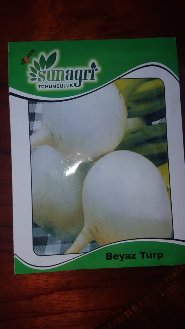 Sungate BEYAZ TURP Tohumu 1 Paket 100 Yüksek Verimlidir. ürün görseli 1