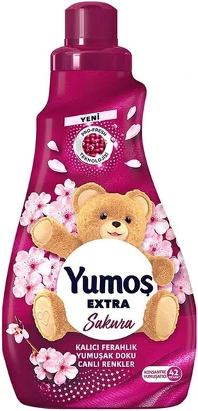 Ekstra Konsantre Çamaşır Yumuşatıcı Sakura 1008 ml 42 Yıkama