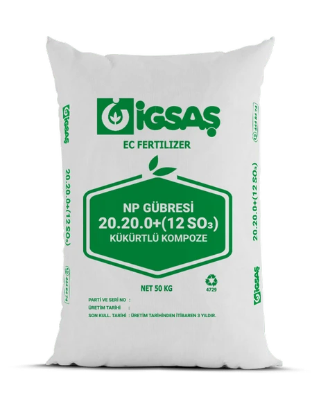 20.20.0 Kompoze Gübre Taban Gübresi 50 Kg ürün görseli 1