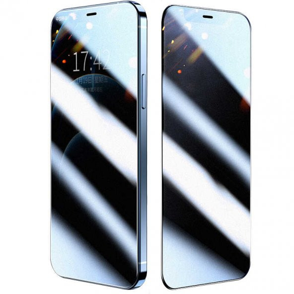iPhone 13 Pro Max Fit Hard Mat Privacy Hayalet Cam Ekran Koruyucu ürün görseli 1