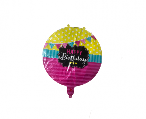 FOLYO BALON HAPPY BİRTHDAY RENKLİ 18 DÜ 15 ürün görseli 1