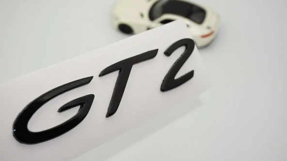 DK Tuning Porsche 911 GT2 Bagaj Siyah ABS Yazı Logo Amblem ürün görseli 1