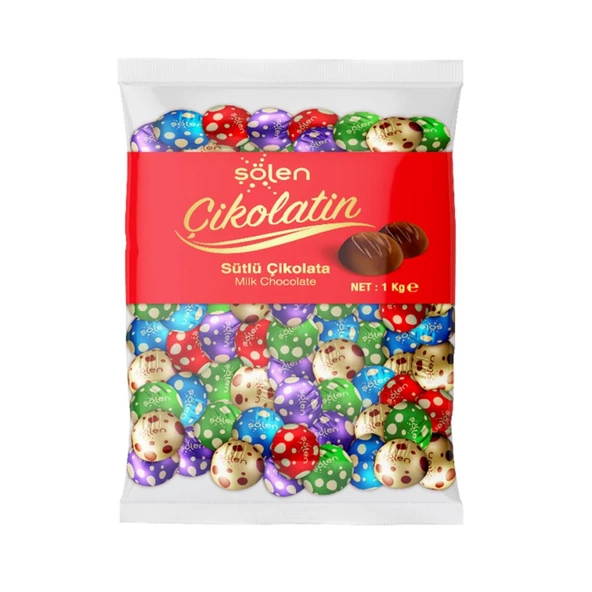 Şölen Çikolatin Sütlü Çikolata 1 KG ürün görseli 1