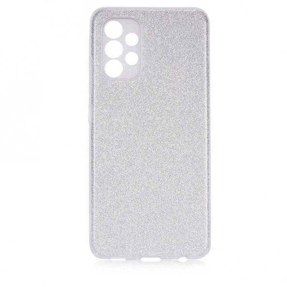 Galaxy A32 4G Kılıf Simli Renkli Silikon - Resim 6