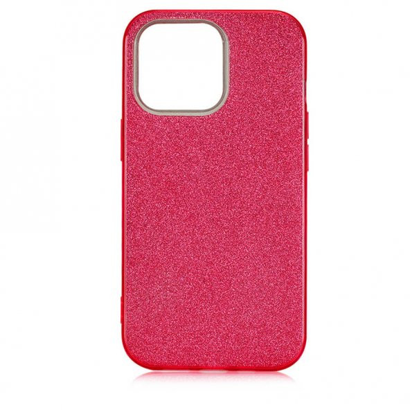 iPhone 13 Pro Max Kılıf Simli Renkli Silikon - Resim 9