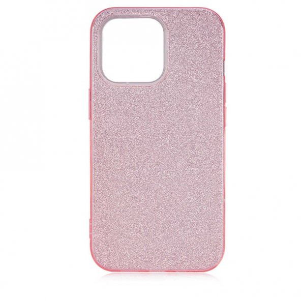 iPhone 13 Pro Kılıf Simli Renkli Silikon - Resim 5