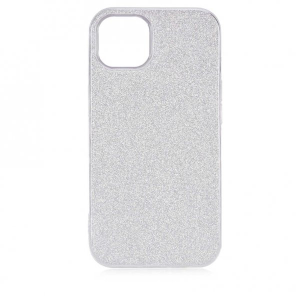 iPhone 13 Mini Kılıf Simli Renkli Silikon - Resim 6