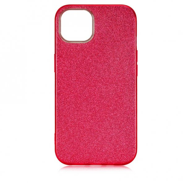 iPhone 13 Mini Kılıf Simli Renkli Silikon - Resim 9