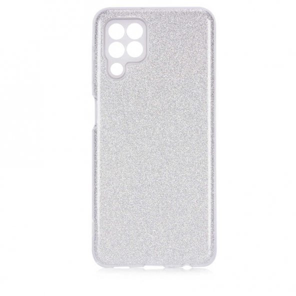 Galaxy M32 Kılıf Simli Renkli Silikon - Resim 6