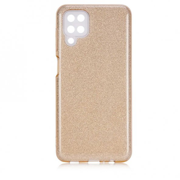 Galaxy A12 Kılıf Simli Renkli Silikon - Resim 4