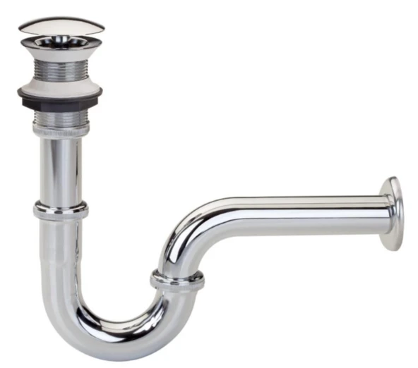 Yak U Borulu Lavabo Sifonu Sabit Kapak Süzgeçli 102119072 ürün görseli 1
