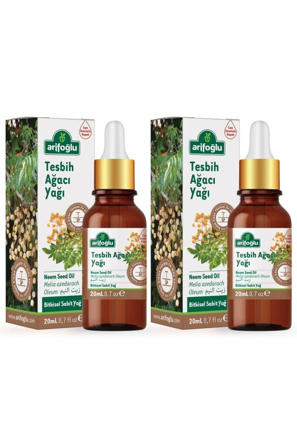 Arifoğlu Tesbih Ağacı Yağı 20 ml 2 Li Set ürün görseli 1