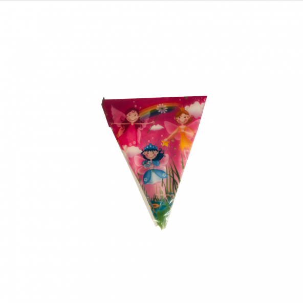 DOĞUM GÜNÜ BANNER HAPPY BİRTHDAY PERİLİ PEMBE ürün görseli 1