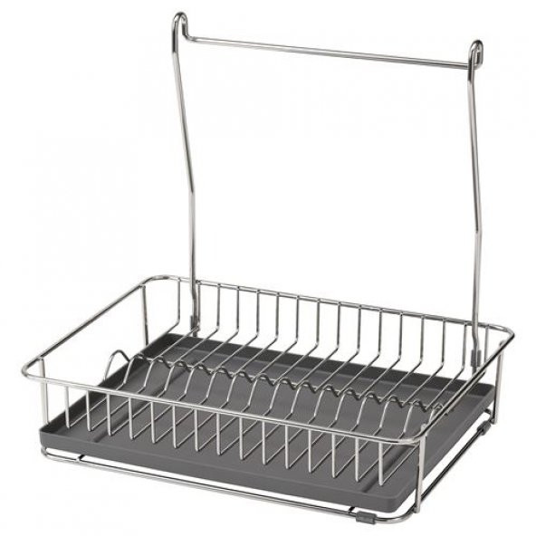 Askılı Bulaşık Sepeti IKEA Bulaşıklık Sepeti -Asılır Sepet MeridyenDukkan Çelik Koyu Gri Bulaşıklık ürün görseli 1
