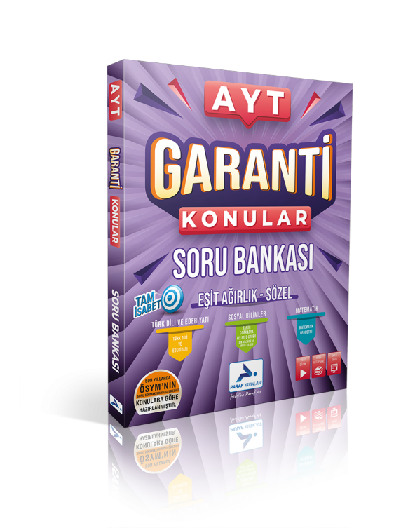 Paraf AYT  Eşit Ağırlık Sözel Garanti Konular Soru Bankası ürün görseli 1