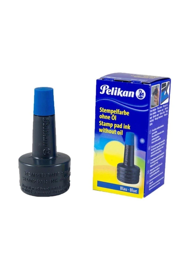 Pelikan Istampa Mürekkebi 28 ML Mavi (10 Lu Paket) ürün görseli 1