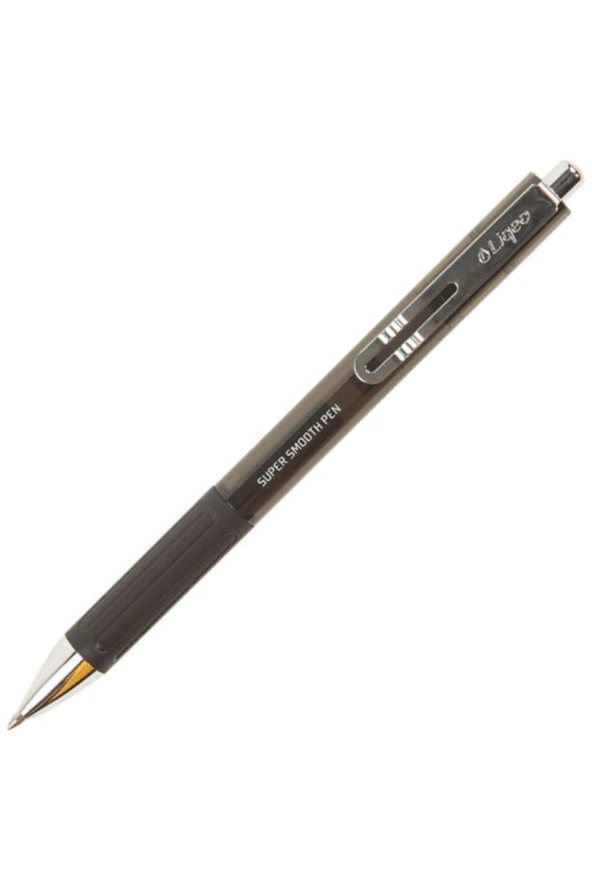 Liqeo Super Smooth Gel Pen 0.7 MM Siyah Roller Kalem (12 Li Paket) ürün görseli 1