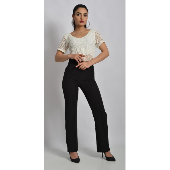 SORALLİNE BAYAN PANTOLON 1698 SİYAH - Resim 2