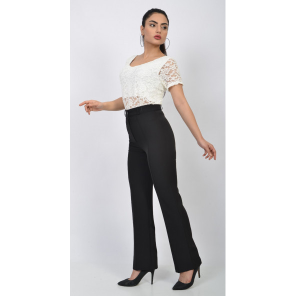 SORALLİNE BAYAN PANTOLON 1698 SİYAH - Resim 3