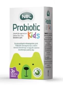 NBL Probiotic Kids 30 Çiğneme Tableti - Resim 2