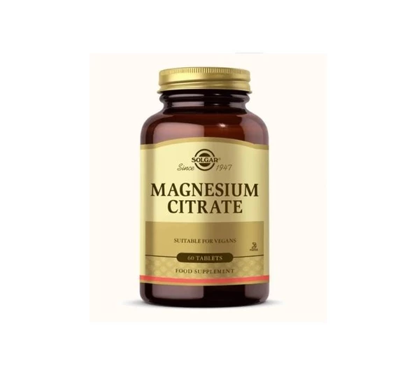 Solgar Magnesium Citrate 60 Tablet ürün görseli 1