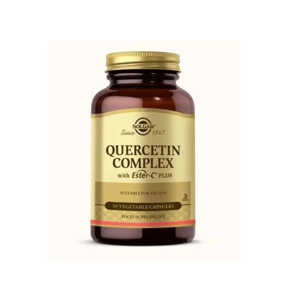 Solgar Quercetin Complex with Ester-C Plus 50 Kapsül ürün görseli 1