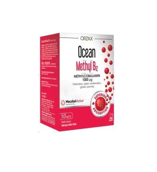 Orzax Ocean Methyl B12 10 ml ürün görseli 1