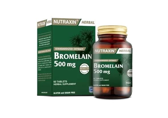 Nutraxin Bromelain 500 mg 60 Kapsül ürün görseli 1