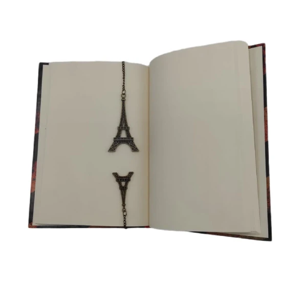 Metal Eyfel Kulesi Kitap Ayracı - Resim 2