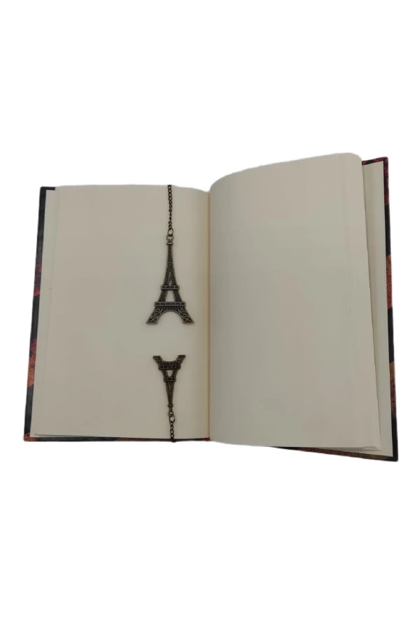 Metal Eyfel Kulesi Kitap Ayracı - Resim 4