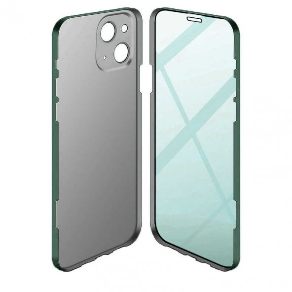 Apple iPhone 13 Kılıf 360 Lüx Tam Koruma Led ürün görseli 1