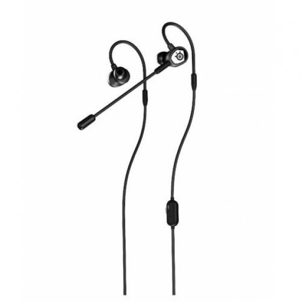 SteelSeries TusQ In-Ear Kulak İçi Gaming Oyuncu Kulaklığı - Siyah ürün görseli 1