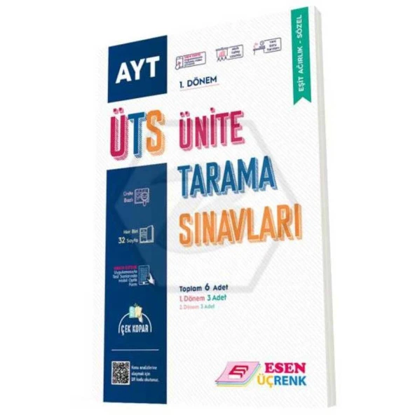 Esen -  Üçrenk Ayt Sayısal Ünite Tarama Sınavları ürün görseli 1
