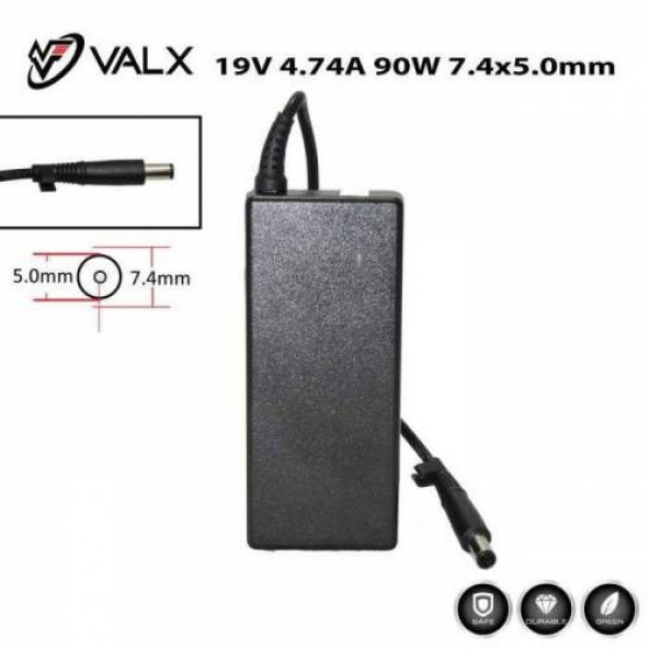 ADP VALX LA-19075 19V 4.74A 90W 7.4 X 5.0 HP DELL  LAPTOP ADP ürün görseli 1