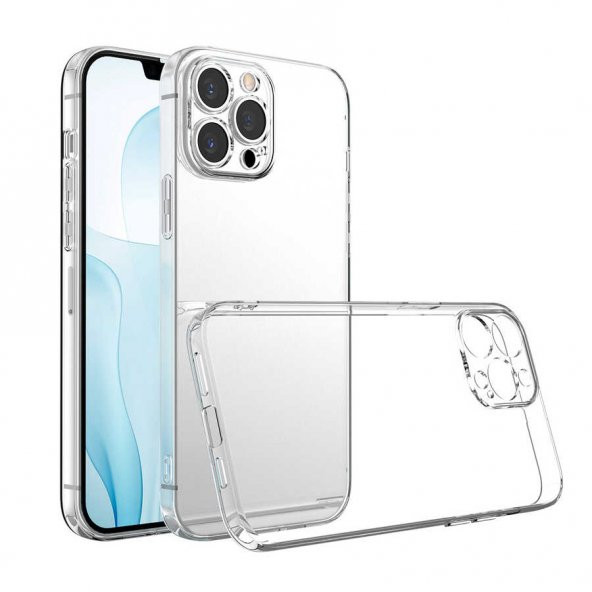 Apple iPhone 13 Pro Kılıf Kamera Korumalı Süper Silikon Kapak ürün görseli 1