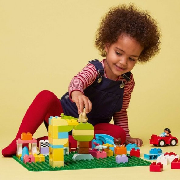 LEGO Duplo 10980 Green Building Plate - Resim 4