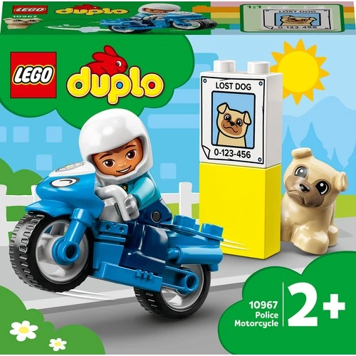 LEGO Duplo 10967 Police Motorcycle - Resim 3