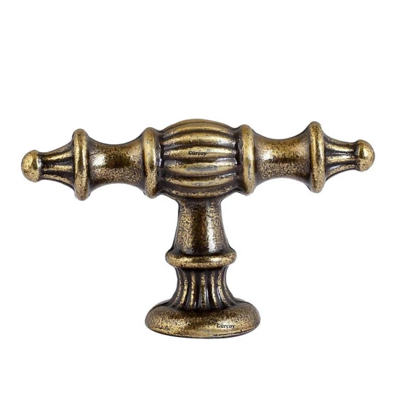 Şehzade Kulp Antik Sarı Düğme (2 Adet) ürün görseli 1