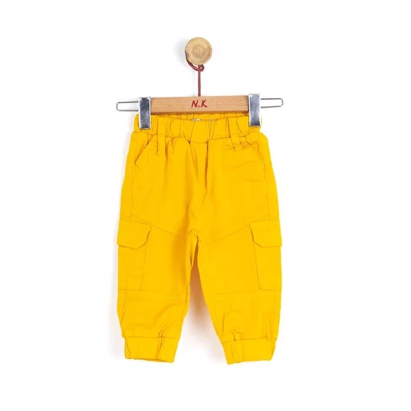 NK Kids Sarı Erkek Bebek Safari Pantolon ürün görseli 1