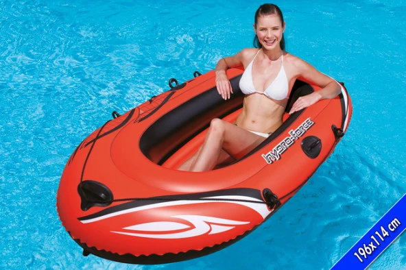 Bestway 61100, Hydro-Force Şişme Bot, 196x114cm-120kg ürün görseli 1