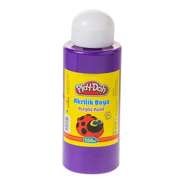 Play-Doh Akrilik Boya 500 ML Mor PLAY-AK008 ürün görseli 1