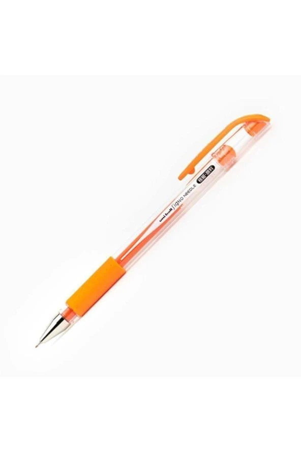 Uni-Ball Signo Needle 0.38 MM İğne Uçlu Jel Kalem Turuncu (10 Lu Paket) ürün görseli 1