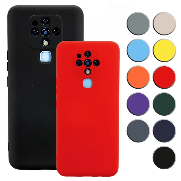 Tecno Camon 16 Kılıf Kamera Korumalı Lansman Silikon Kapak ürün görseli 1