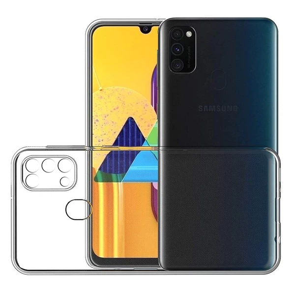FitCase Samsung Galaxy M31 Kılıf Kamera Korumalı Silikon Şeffaf Arka Kapak ürün görseli 1